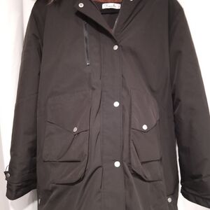 Maacie Hooded Parka 3 In One Maternity and after Pregnancy Jacket with Pockets